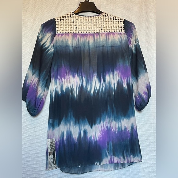 Calypso St Barth silk tunic with beads and crewel work - Picture 8 of 8